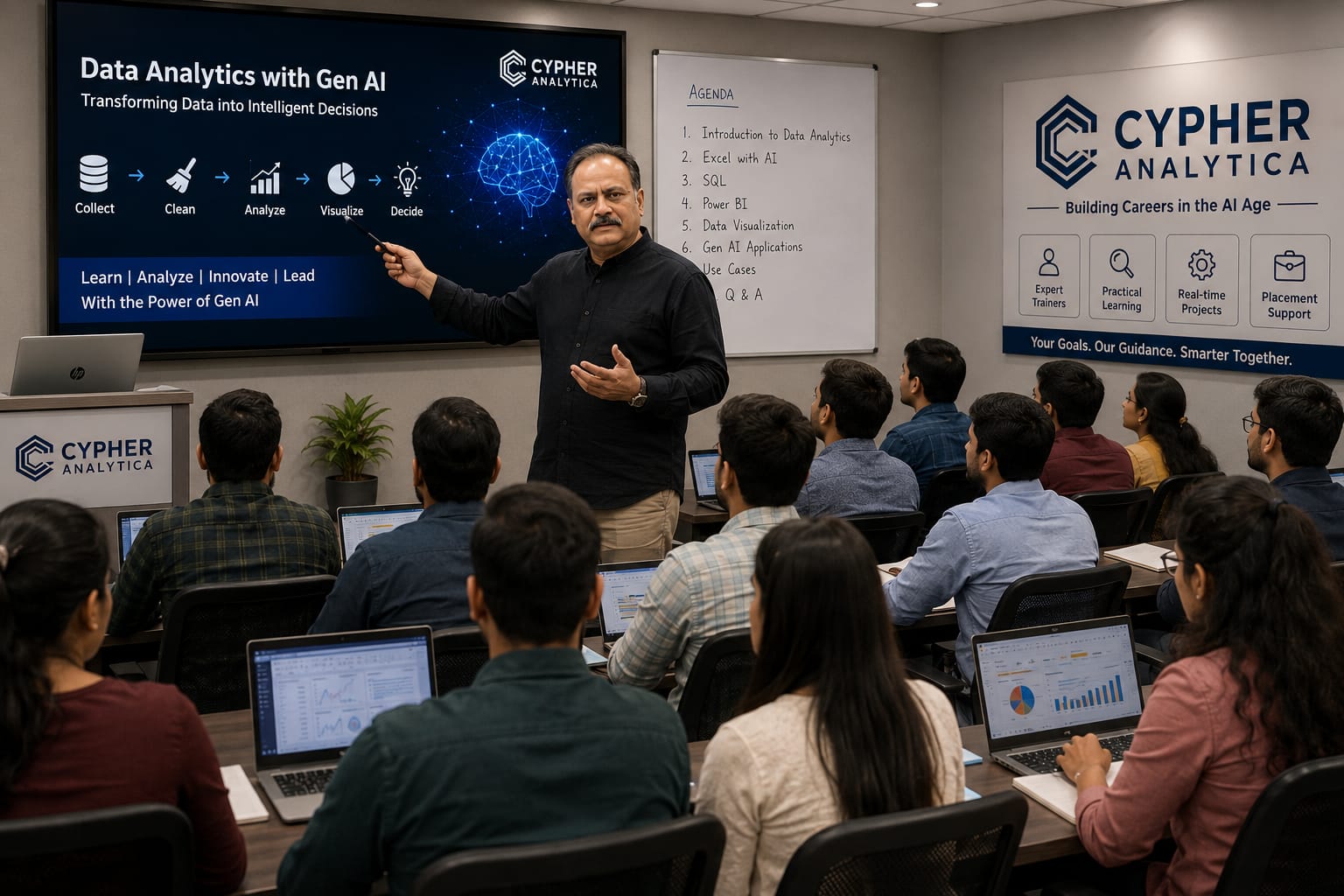 Data Analytics with Gen AI training at Cypher Analytica, Indore